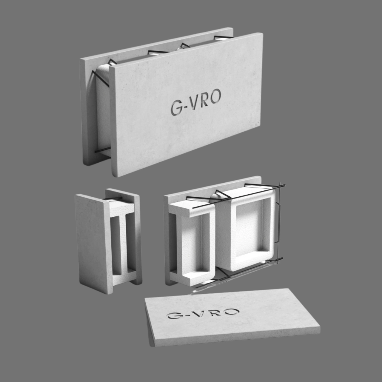 Combo khung thép kết hợp hộp xốp gạch block VRO giúp thi công nhanh, nhẹ và tiết kiệm chi phí