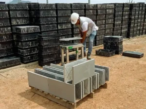 Khuôn đúc gạch block không nung VRO thông minh, trọng lượng nhẹ, dễ sử dụng, sản xuất gạch nhanh chóng